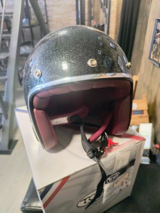 Capacete Torx Novo Preto Brilhante