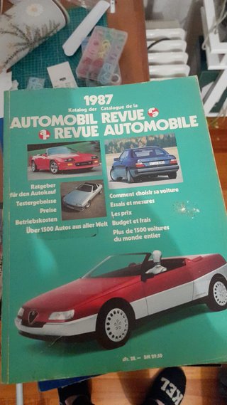 Automobil Revue 1987 - Catálogo Coches