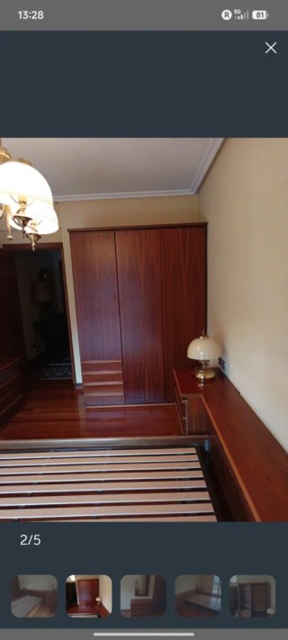 Juego de dormitorio completo madera