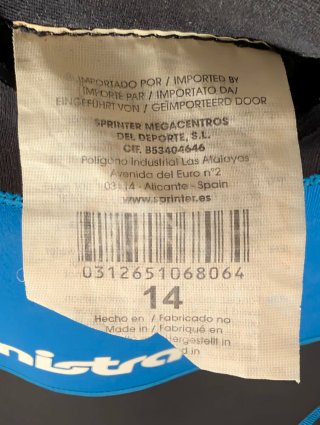 Traje de neopreno