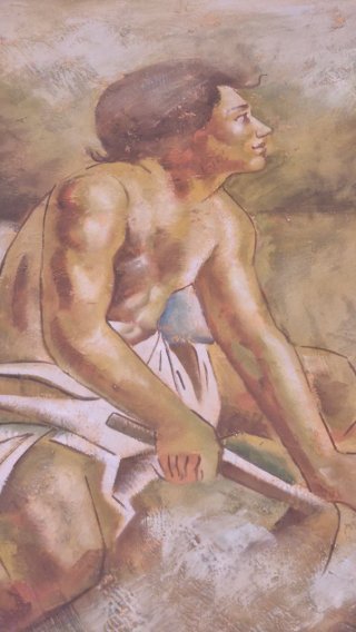 Lienzo pintado a mano