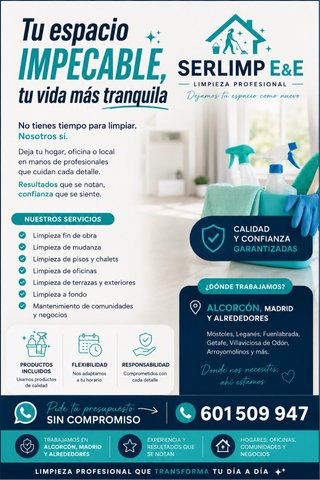 Limpieza profesional en Madrid y alrededores
