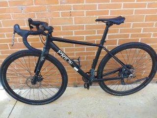 Bicicleta Gravel PRIDE Negra 2024