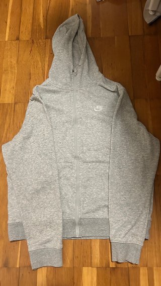 Sudadera Nike Gris con Cremallera
