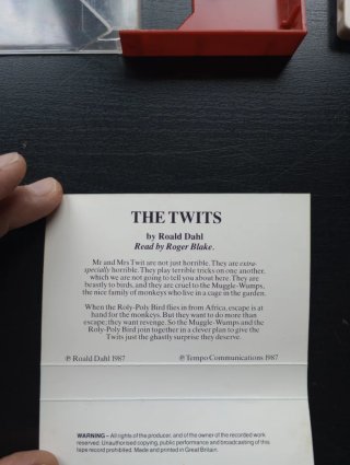 Casete The Twits de Roald Dahl