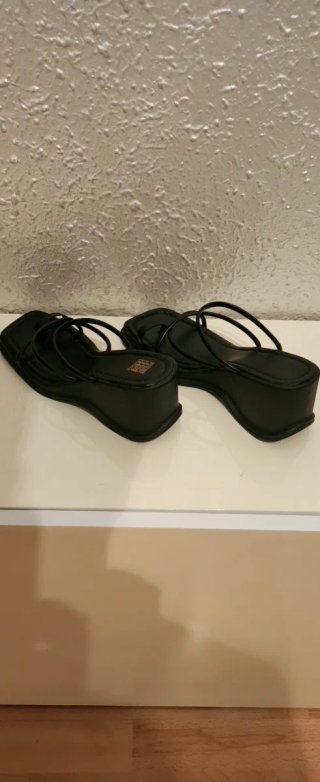 Sandalias negras plataforma
