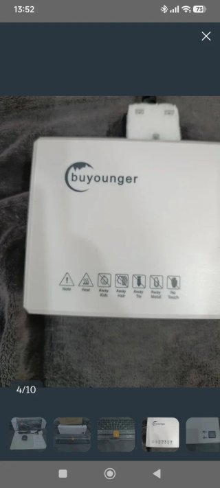 Plastificadora Buyyounger Blanca y Negra