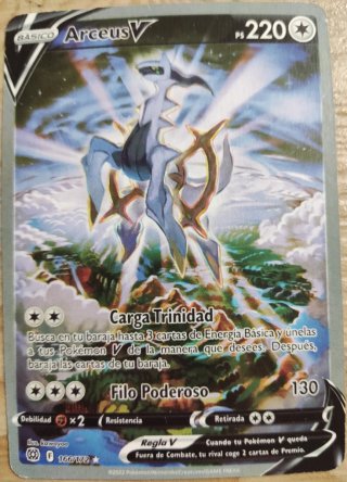 Carta Pokémon Arceus V 166/172 Astral Radiance