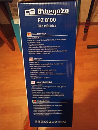 Olla Eléctrica Orbezozo PZ 8100 8L