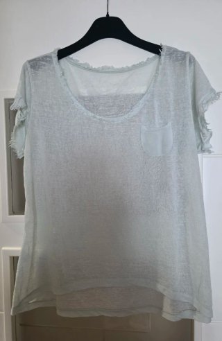 Camiseta Lino Verde Talla L
