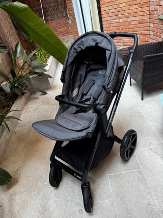 Carrito Jane Muum 3 piezas gris
