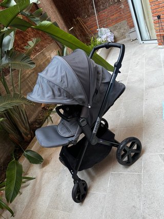 Carrito Jane Muum 3 piezas gris
