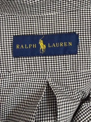 Ralph Lauren Camicia Uomo XL Regular Microquadri