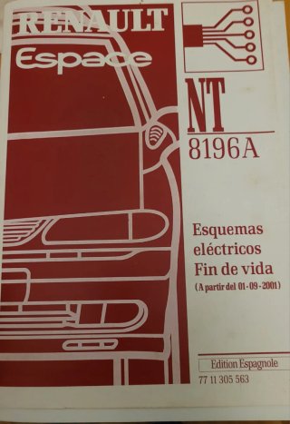 Esquemas Eléctricos Renault Espace 8196A