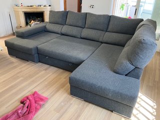 Sofá Cama Chaise Longue Gris El Corte Inglés
