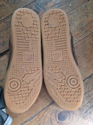 Zapatillas DELUXE Marrón y Dorado