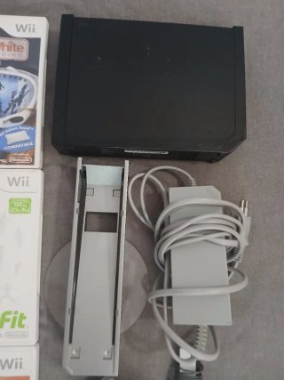 Nintendo Wii con 12 juegos y mando