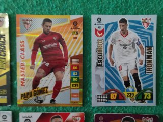 Lote cartas Sevilla Fútbol Club Panini ..