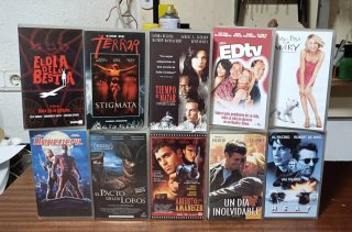 Lote 10 Películas VHS (Varias Géneros)