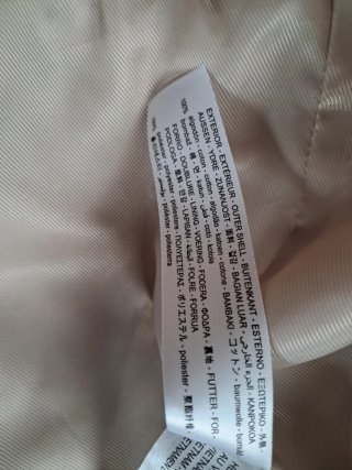 Gabardina Zara mujer camel 3/4. Da talla. Overside