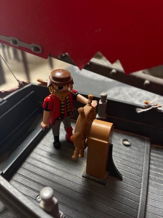 Barco Pirata Playmobil con Calavera