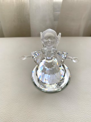Figura Swarovski Ángel 2002 con peana espejo