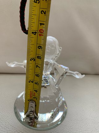 Figura Swarovski Ángel 2002 con peana espejo
