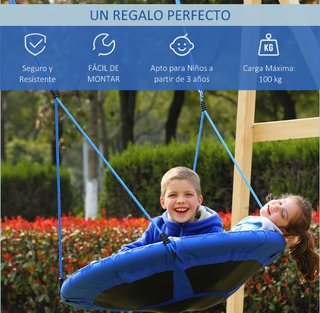 Columpio Nido Infantil Carga 100kg