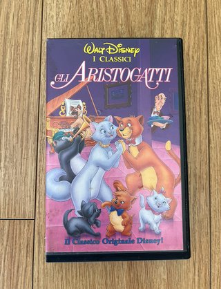 film pelicula VHS Gli Aristogatti Los Aristogatos