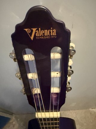 Guitarra Española Valencia Azul Oscuro/purpura
