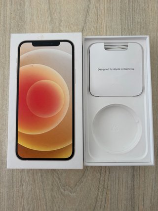 iPhone 12 Blanco con bateria de Apple nueva