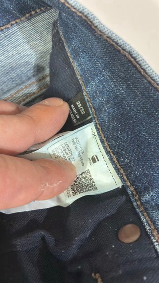 Pantalón G-Star RAW Revend Skinny Azul 28-32