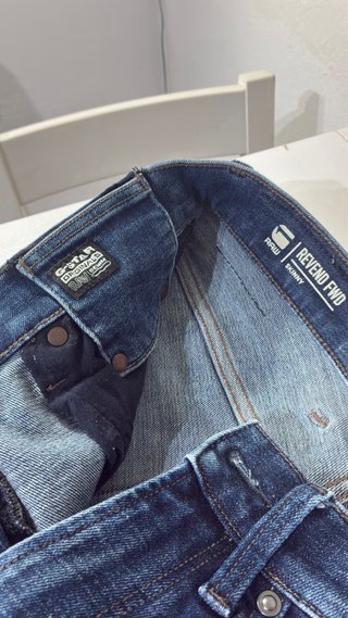Pantalón G-Star RAW Revend Skinny Azul 28-32