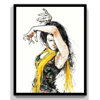 Póster ilustración artística – Tamaño A4 (21 x 29,