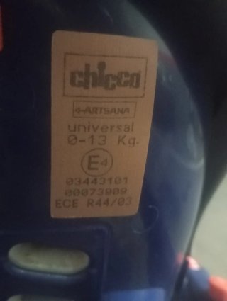 Silla de coche Chicco para bebé