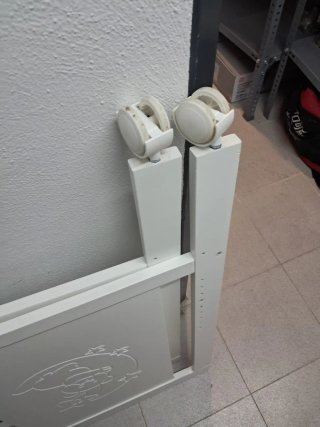 Cuna bebé con colchón viscoelástico