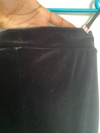 Pantalón largo lentejuelas negro mujer