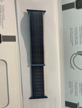 Correa Apple Watch 45mm Storm Blue Sport Loop