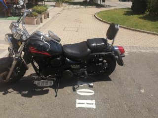 Moto Custom 125cc Negra
