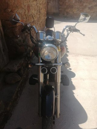 Moto Custom 125cc Negra
