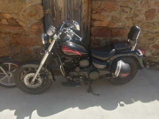 Moto Custom 125cc Negra