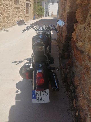 Moto Custom 125cc Negra