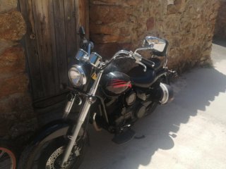 Moto Custom 125cc Negra
