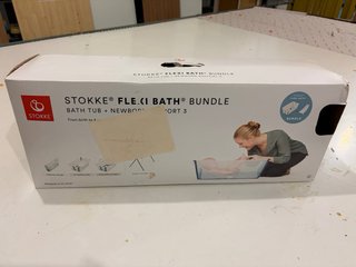 Bañera Stokke Flexi Bath con soporte sin patas