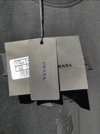 Camiseta Prada Negra Logo Talla M