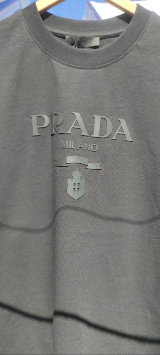 Camiseta Prada Negra Logo Talla M