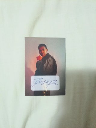 Cromo firmado Joseph