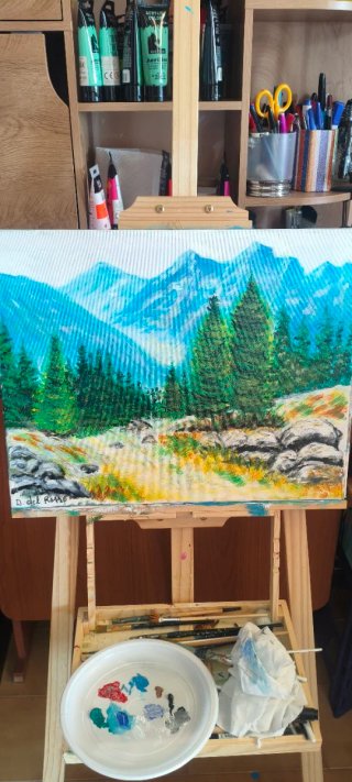 Dipinto su tela Montagne