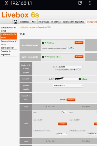 Livebox 6s Router de Fibra de Orange (ZTE F6640P)