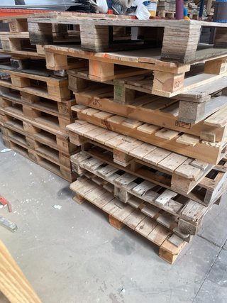 Palets de madera para carga 10 palets